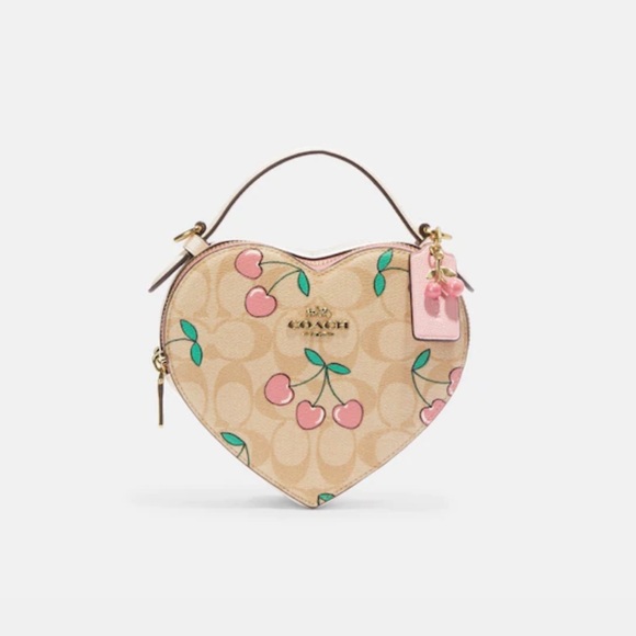 Coach Bags Nwt Coach Cherry Heart Crossbody Bag Poshmark
